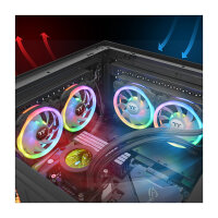 140mm Thermaltake SWAFAN 14 RGB Radi. Fan Black TT Premium Edition 3 Pack