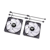 140mm Thermaltake CT140 ARGB Sync PC Cooling Fan 500-1500rpm - 2Pack