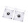 140mm Thermaltake CT140 ARGB Sync PC Cooling Fan White 500-1500rpm - 2Pack