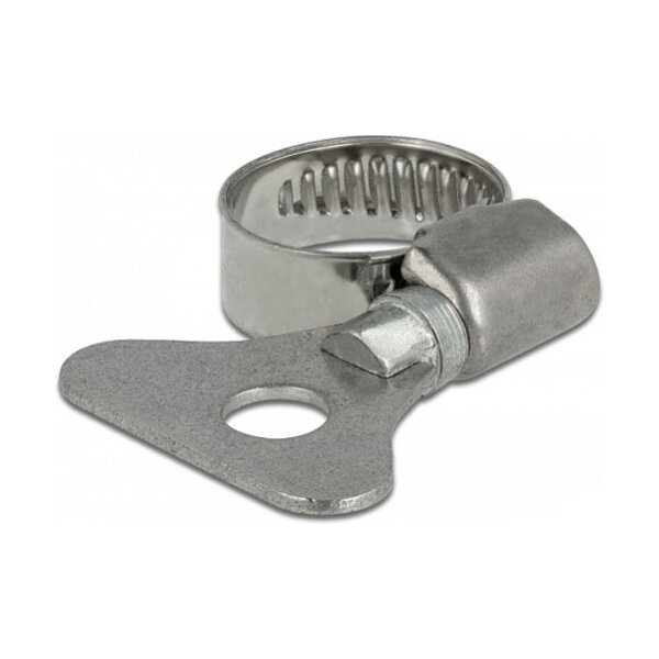 Schlauchschelle mit Flügelmutter 13 - 19 mm 10 Stück Metall