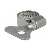 Schlauchschelle mit Flügelmutter 13 - 19 mm 10 Stück Metall