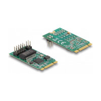 M.2 Key B+M 1 x RJ45 2,5 Gigabit LAN Netzwerkkarte