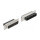 D-Sub 25 Pin Crimp Stecker zu 2 x RJ45 Buchse mit Montagesatz beige