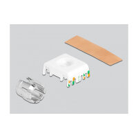 Keystone Modul RJ45 Buchse zu LSA Cat.6A werkzeugfrei geschirmt