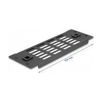 10? Netzwerkschrank Panel mit Lüftungsschlitzen...