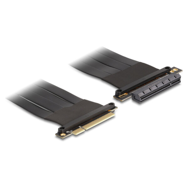 Riser Karte PCI Express x8 Stecker zu x8 Slot mit Kabel 60 cm