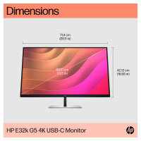 HP E32k G5 IPS UHD 3840x2160 DP/HDMI/USB-C 350cd