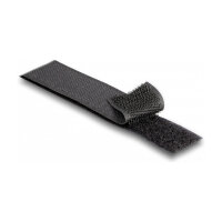 Strapazierfähiges Klettband mit Haft- und Flauschband L 15 m x B 25 mm schwarz