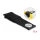 Strapazierfähiger Klettgurt mit Befestigungsöse L 260 x B 38 mm schwarz 5 Stück