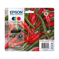 Epson Tinte 503 C13T09Q64010 4er Multipack (BKMCY) bis zu 165 Seiten
