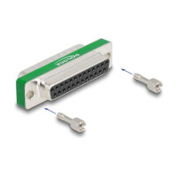 HF/EMI Entstörfilter D-Sub 25 Pin Stecker zu Buchse mit Tiefpass kapazitiv