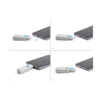 Micro USB Port Blocker Set für Micro USB Buchse 5 Stück + Verschlusswerkzeug