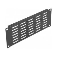10? Netzwerkschrank Panel mit Lüftungsschlitzen...