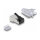 RJ45 Modularer Stecker mit robuster Rastnase Cat.6 und Knickschutztülle 50er Set
