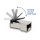 RJ45 Modularer Stecker mit robuster Rastnase Cat.6 und Knickschutztülle 50er Set