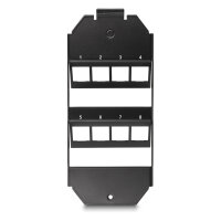 Keystone Halterung 8 Port für Bodentank
