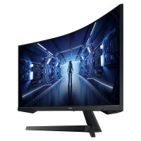 86cm/34 (3440x1440) Samsung Odyssey C34G55TWWP Curved 21:9 1ms 144Hz HDMI DisplayPort VESA Ultra WQHD Black