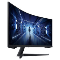 86cm/34 (3440x1440) Samsung Odyssey C34G55TWWP Curved 21:9 1ms 144Hz HDMI DisplayPort VESA Ultra WQHD Black