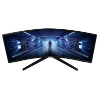 86cm/34 (3440x1440) Samsung Odyssey C34G55TWWP Curved 21:9 1ms 144Hz HDMI DisplayPort VESA Ultra WQHD Black