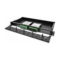LWL HD (High Density) Kassette MPO Stecker zu 12 x SC Simplex Buchse, 12 Fasern, Singlemode, Polarität A, 9/125 µm