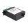 LWL HD (High Density) Kassette MPO Stecker zu 12 x SC Simplex Buchse, 12 Fasern, Singlemode, Polarität A, 9/125 µm