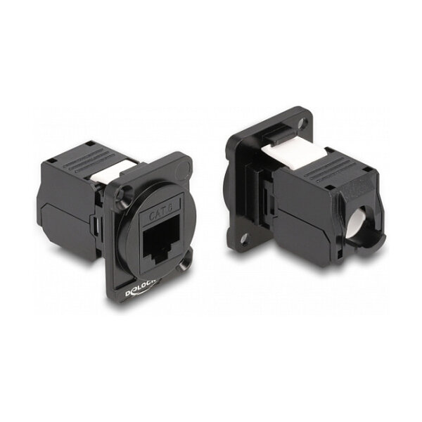 D-Typ Modul RJ45 Cat.6 Buchse zu LSA Buchse