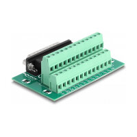 D-Sub 25 Pin Stecker zu Terminalblock für Hutschiene