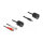 Stereo Audio Extender RJ45 Buchse zu 3,5 mm Klinkenstecker und RJ45 Buchse zu 2 x Cinch Stecker Cat.5 bis 50 m Set 2 Stück