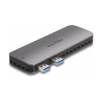USB 3.2 Gen 2 Gehäuse für PlayStation®5 mit M.2 NVMe Slot - werkzeugfrei