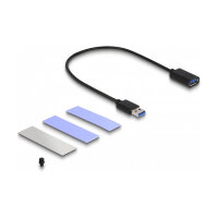 USB 3.2 Gen 2 Gehäuse für PlayStation®5 mit M.2 NVMe Slot - werkzeugfrei