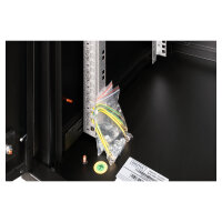 DIGITUS Wandgehäuse Unique 20HE 998x600x600mm schwarz (Speditionsversand)