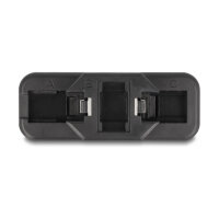 Keystone LSA Set mit Auflegehalterung RJ45 / RJ11 Cat.6 schwarz