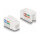 Keystone LSA Set mit Auflegehalterung RJ45 / RJ11 Cat.6 schwarz
