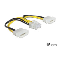 DeLOCK EPS12V 8-polig > 4-polig (BU-ST) 15cm