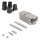 Gehäuse für D-Sub 9 Pin Stecker / Buchse mit Gummidichtungen