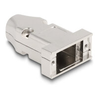 Gehäuse für D-Sub 9 Pin Stecker / Buchse mit Zugentlastung Zinklegierung