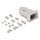 Gehäuse für D-Sub 9 Pin Stecker / Buchse mit Zugentlastung Zinklegierung