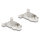 Gehäuse für D-Sub 9 Pin Stecker / Buchse mit Zugentlastung Zinklegierung