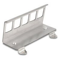 Keystone Metall Halterung 5 Port für Hutschiene