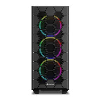 Midi Sharkoon HEX RGB Black