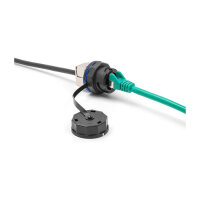 für Delock RJ45 Einbaubuchsen 67047 und 67048 IP68 staub- und wasserdicht schwarz