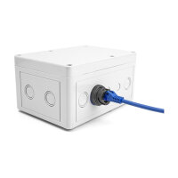 RJ45 Cat.6A Einbaubuchse / Kupplung schwarz