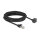 Netzwerk Verlängerungskabel RJ45 Stecker zu RJ45 Buchse 90° gewinkelt Cat.6 F/UTP 5 m schwarz