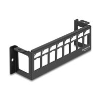 Keystone Halterung 8 Port Panel Aufbau horizontal