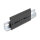 Aluminium Montageclip für Hutschiene 100,0 x 47,8 mm schwarz