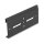 Aluminium Montageclip für Hutschiene 100,0 x 47,8 mm schwarz