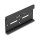 Aluminium Montageclip für Hutschiene 100,0 x 47,8 mm schwarz