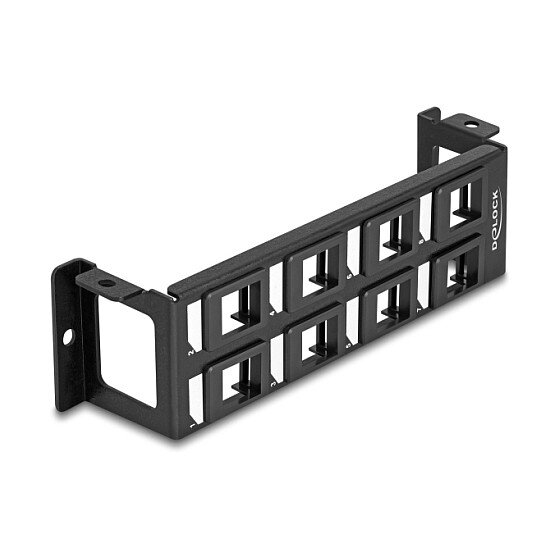 Keystone Halterung 8 Port Panel Aufbau vertikal