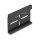 Aluminium Montageclip für Hutschiene 70,0 x 47,8 mm schwarz