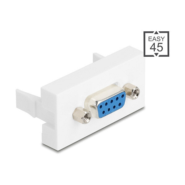 Easy 45 Modul Sub-D 9 Buchse zu Buchse 22,5 x 45 mm